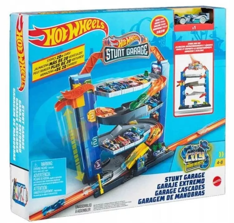 Hot Wheels City Stunt Garage Playset