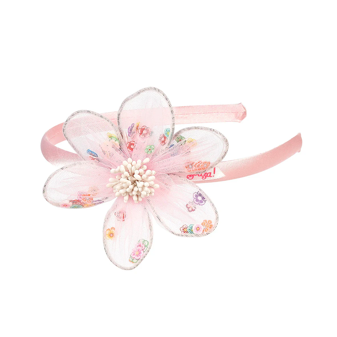 Indra Pink Flower Headband
