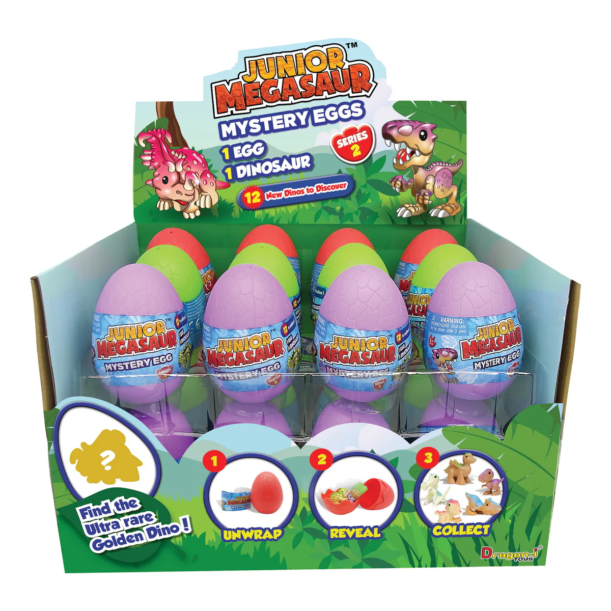 Junior Megasaur Dinosaur Egg