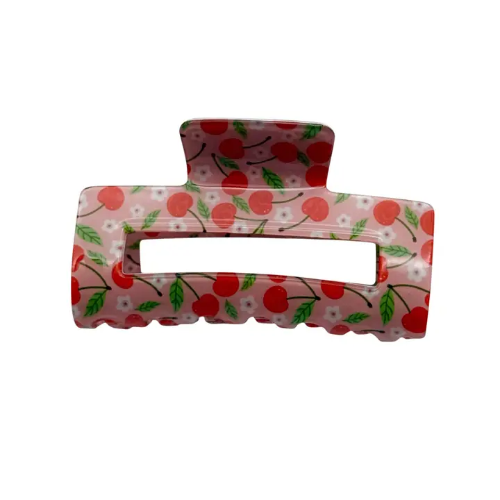 Karma Pink Cherry Hair Claw Clip