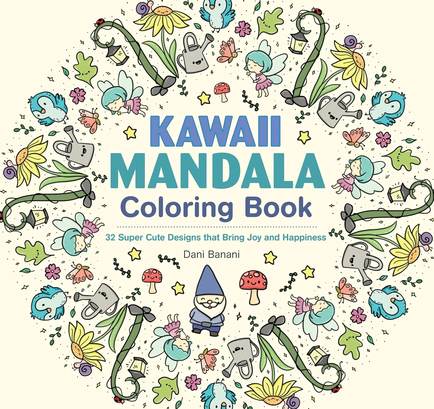 Kawaii Mandala Coloring Book
