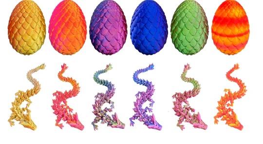 Large 3D Dragon With XL Egg