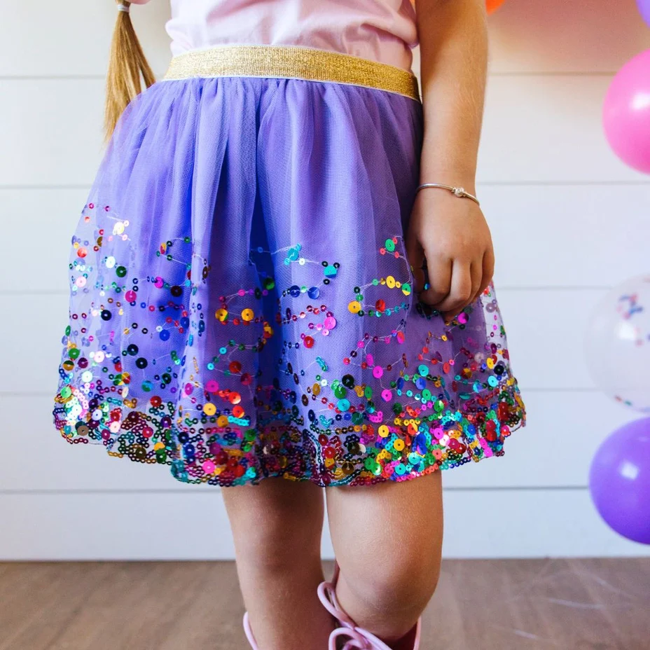 Lavender Confetti Tutu Size 2-4 - Image 2