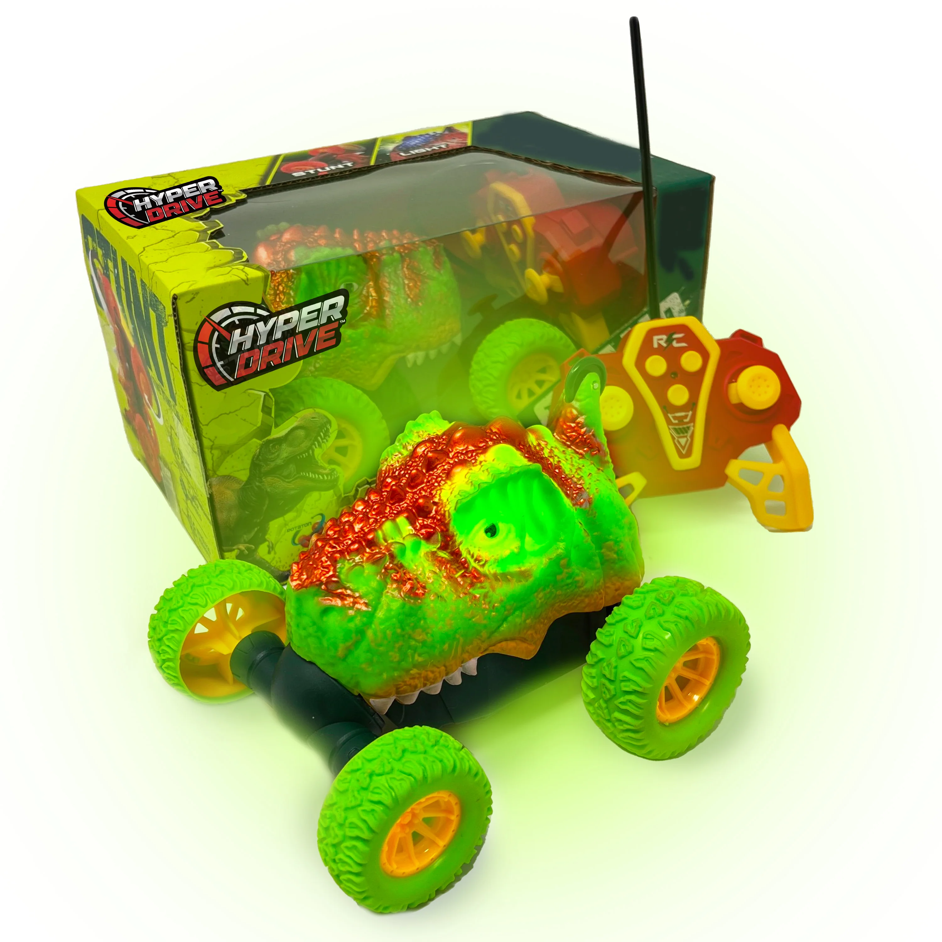 Light Up Stunt Dino Remote Control