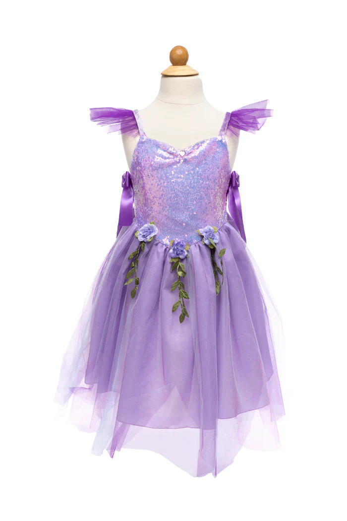 Lilac Sequins Forest Fairy Tunic Size 5-6