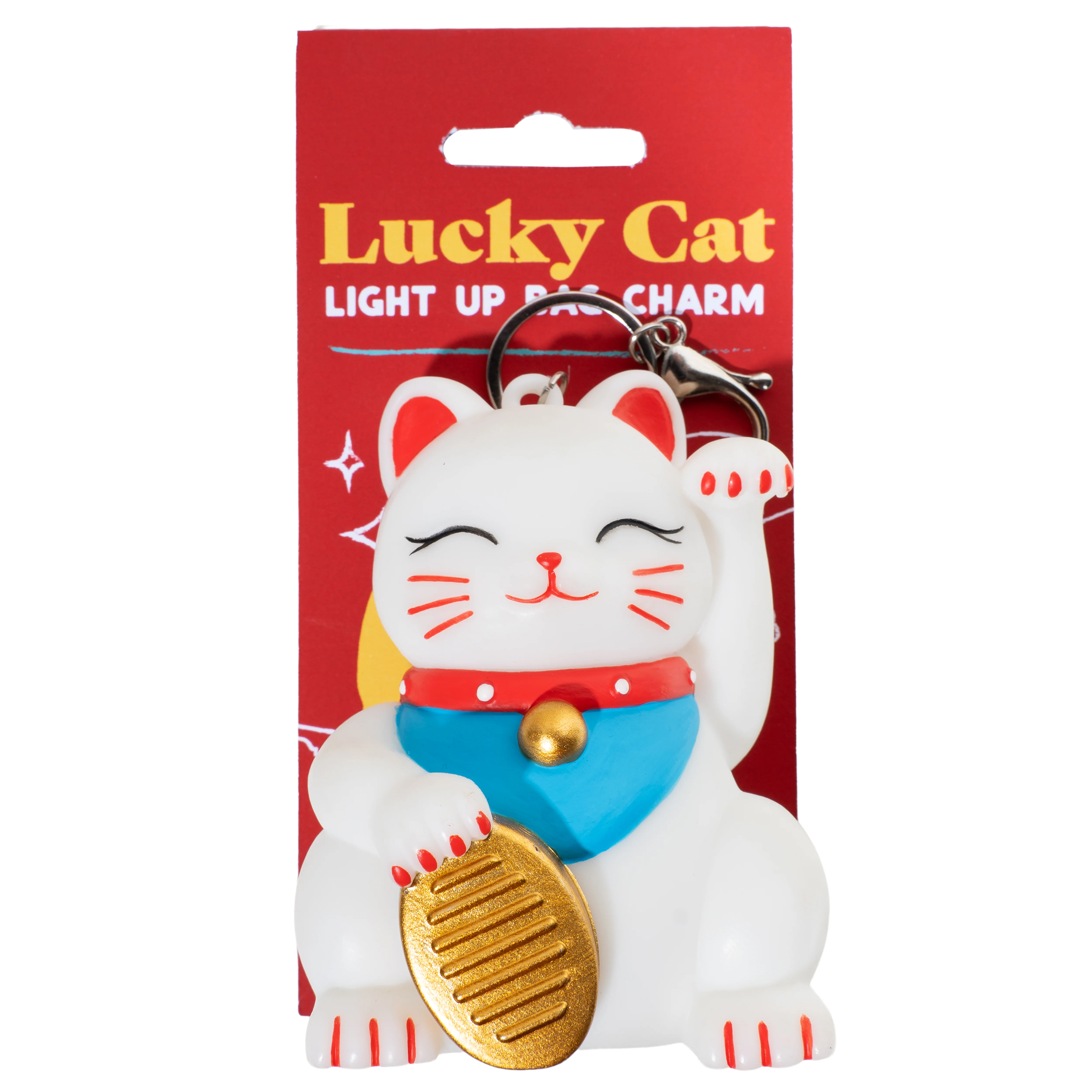 Lucky Cat Light Up Bag Charm