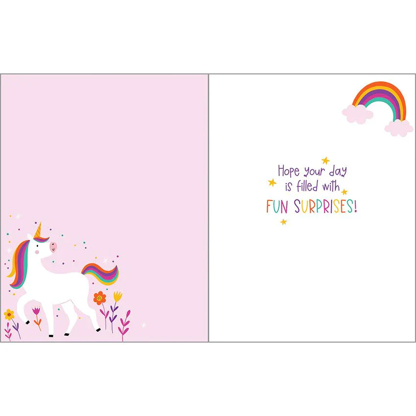 Magical Unicorn Birthday Card - Image 2