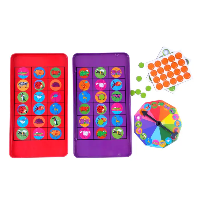 Magnetic Animal Bingo Travel Tin - Image 2