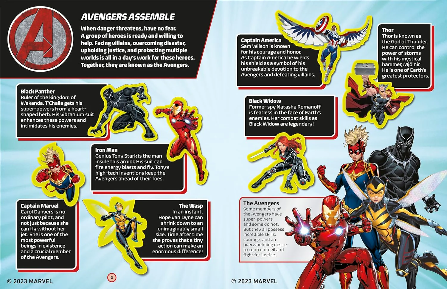Marvel Avengers Glow In The Dark Sticker Book - Image 2