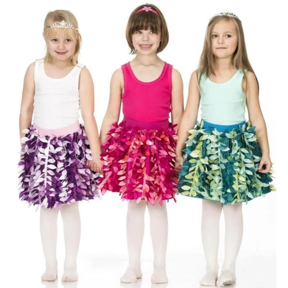 Medium Purple & Lilac Petal Party Skirt - Image 3