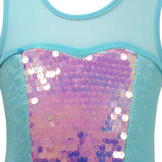 Mermaid Dress Size 3/4 Blue - Image 2