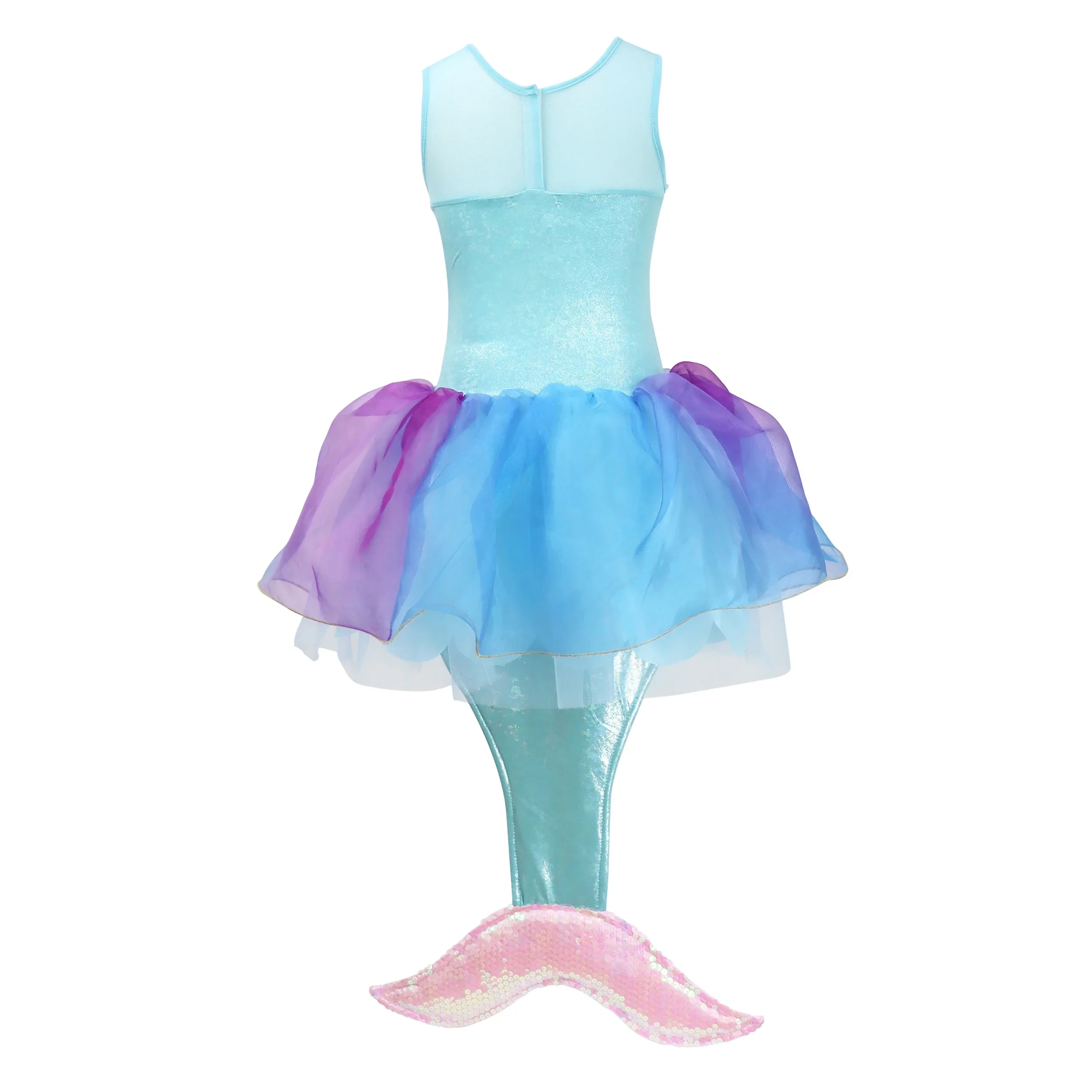 Mermaid Dress Size 3/4 Blue - Image 3