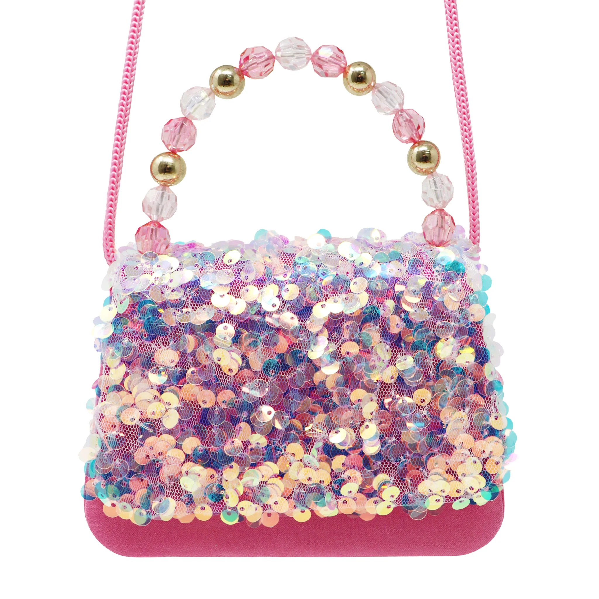 Mermaid Flip Sequin Hard Handbag - Image 2