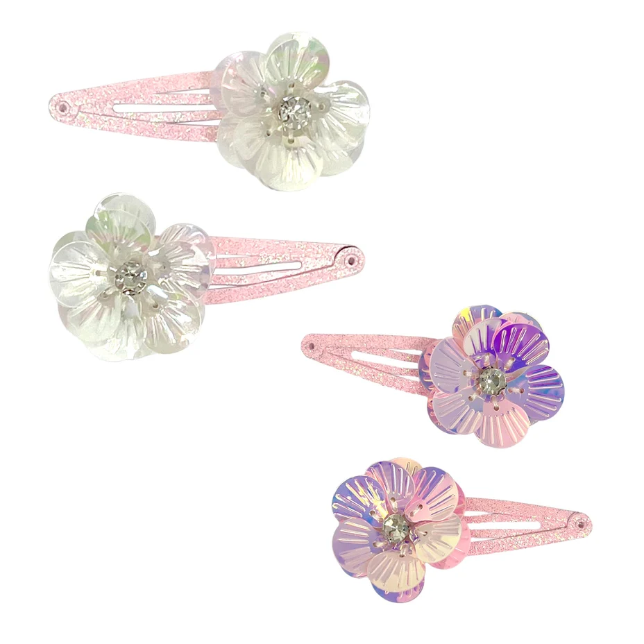 Mermaid Flower Hair Clip Set of 2