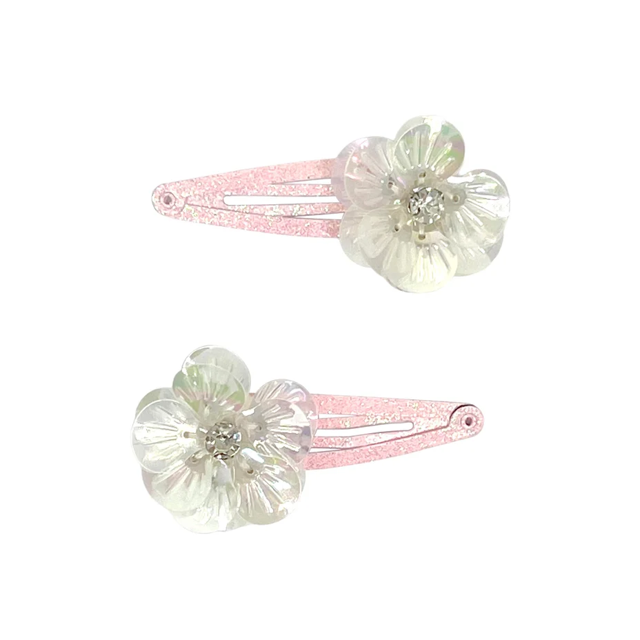 Mermaid Flower Hair Clip Set of 2 - Image 2