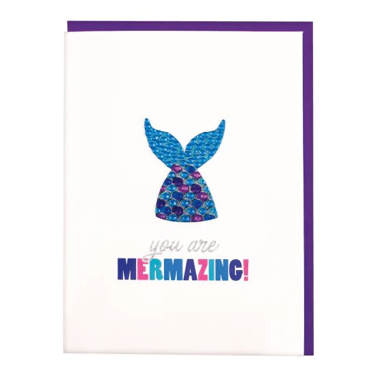 Mermazing Decal Card