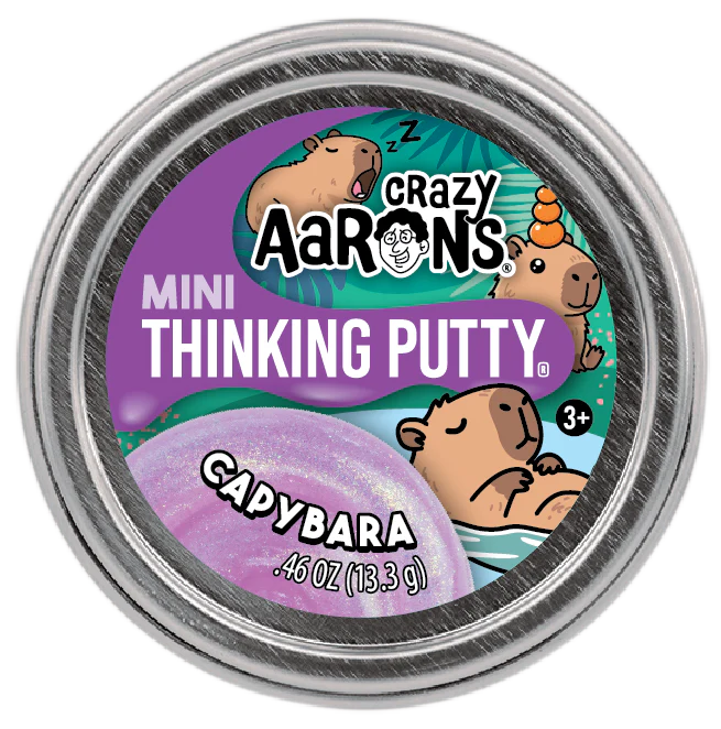Mini Capybara Thinking Putty Tin