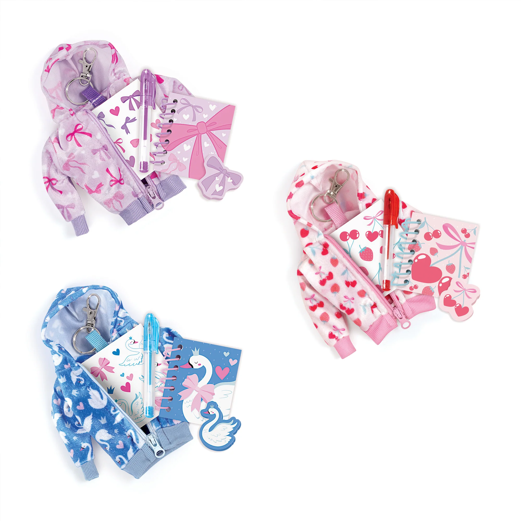 Mini Hoodies With Stationery Set
