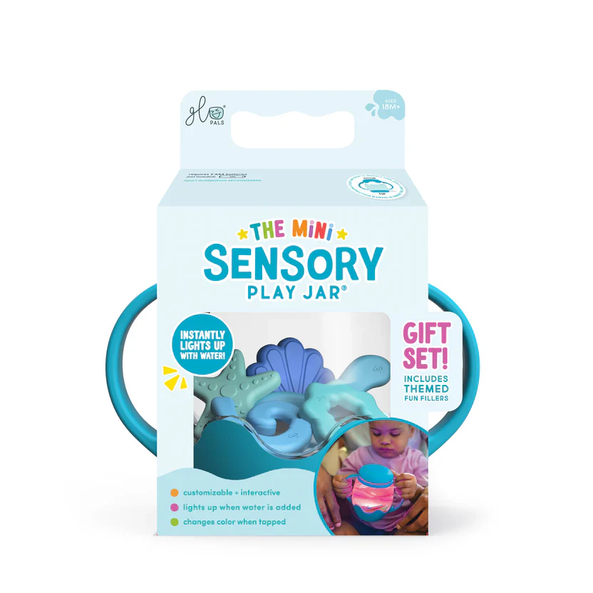 Mini Sensory Play Jar Gift Set Blue Lagoon
