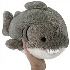 Mini Squishable Great White Shark 7"