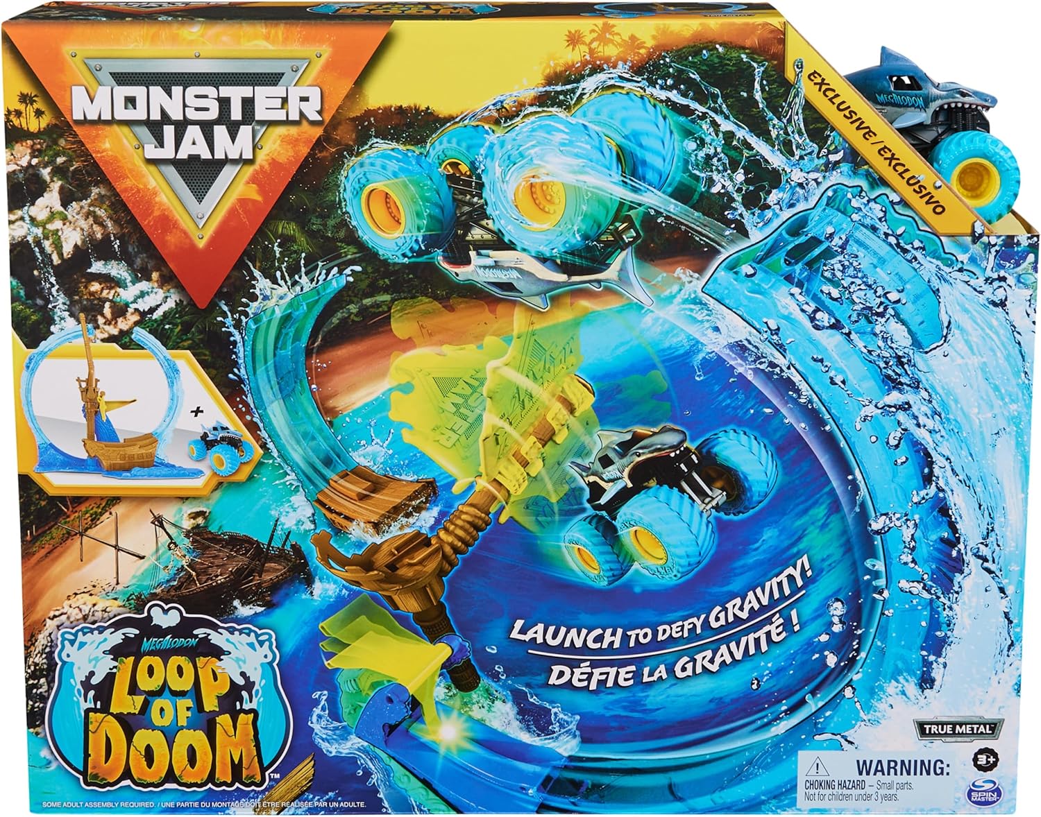 Monster Jam Megalodon Loop Of Doom Stunt Playset - Image 2