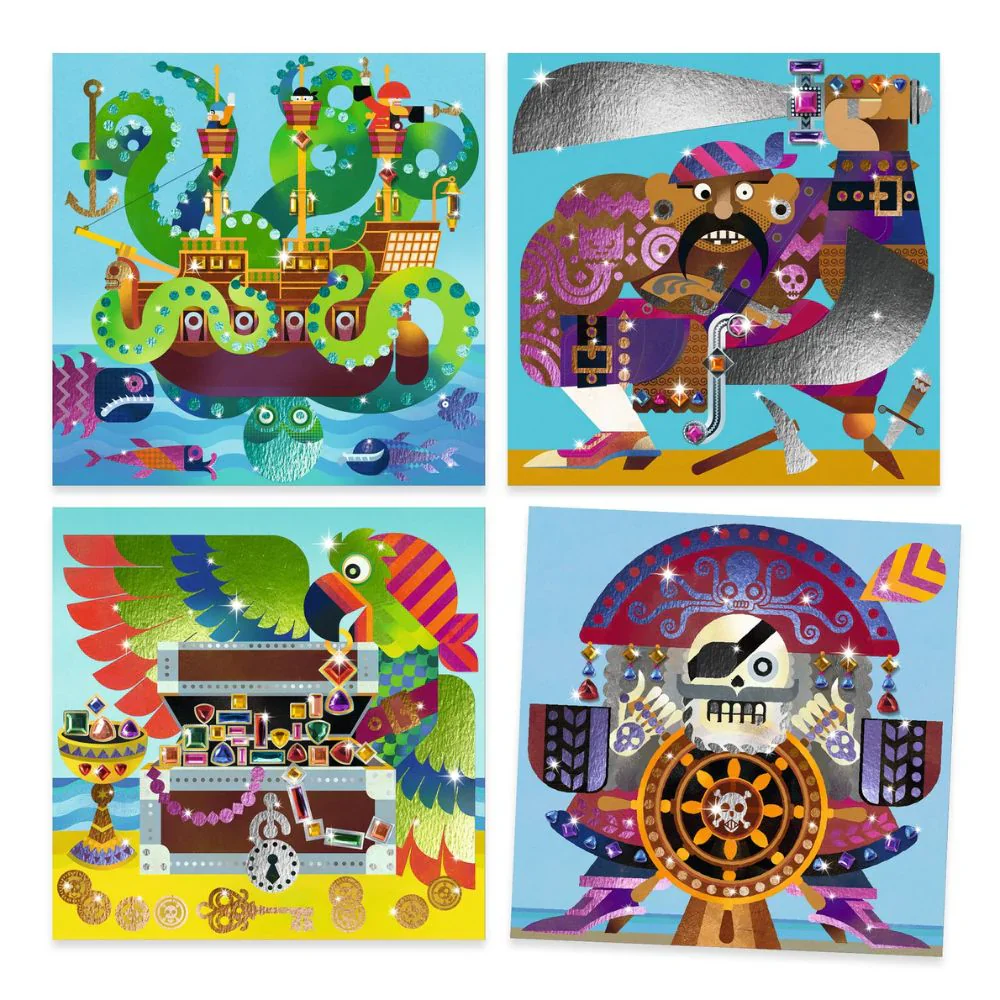 Mosaics And Foil Up And At 'Em Pirate - Image 2
