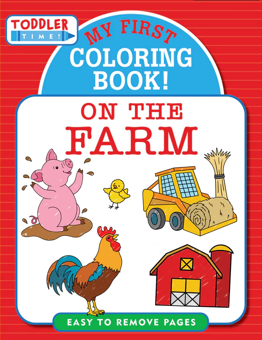My First Coloring Book! On The Farm