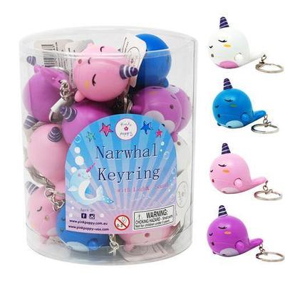Narwhal Light & Sound Keyring