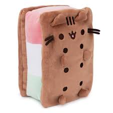 Neapolitan Ice Cream Sandwich Pusheen 9.5"