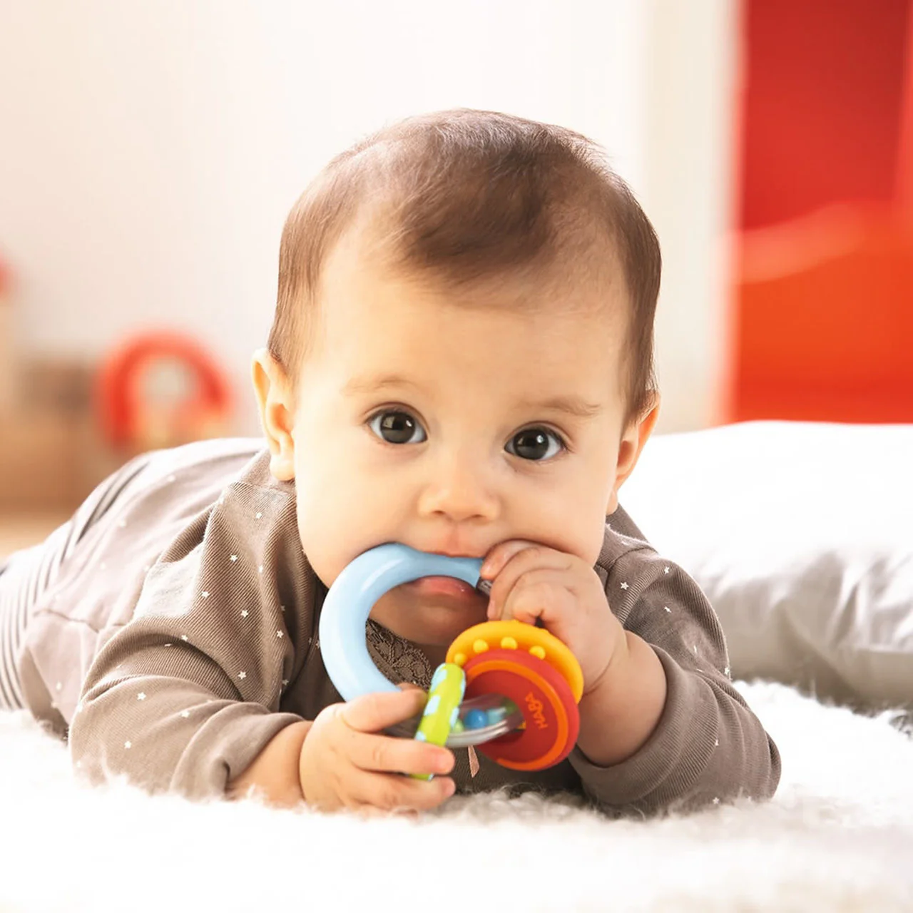 Color Burst Sensory Teething Toy - Image 2
