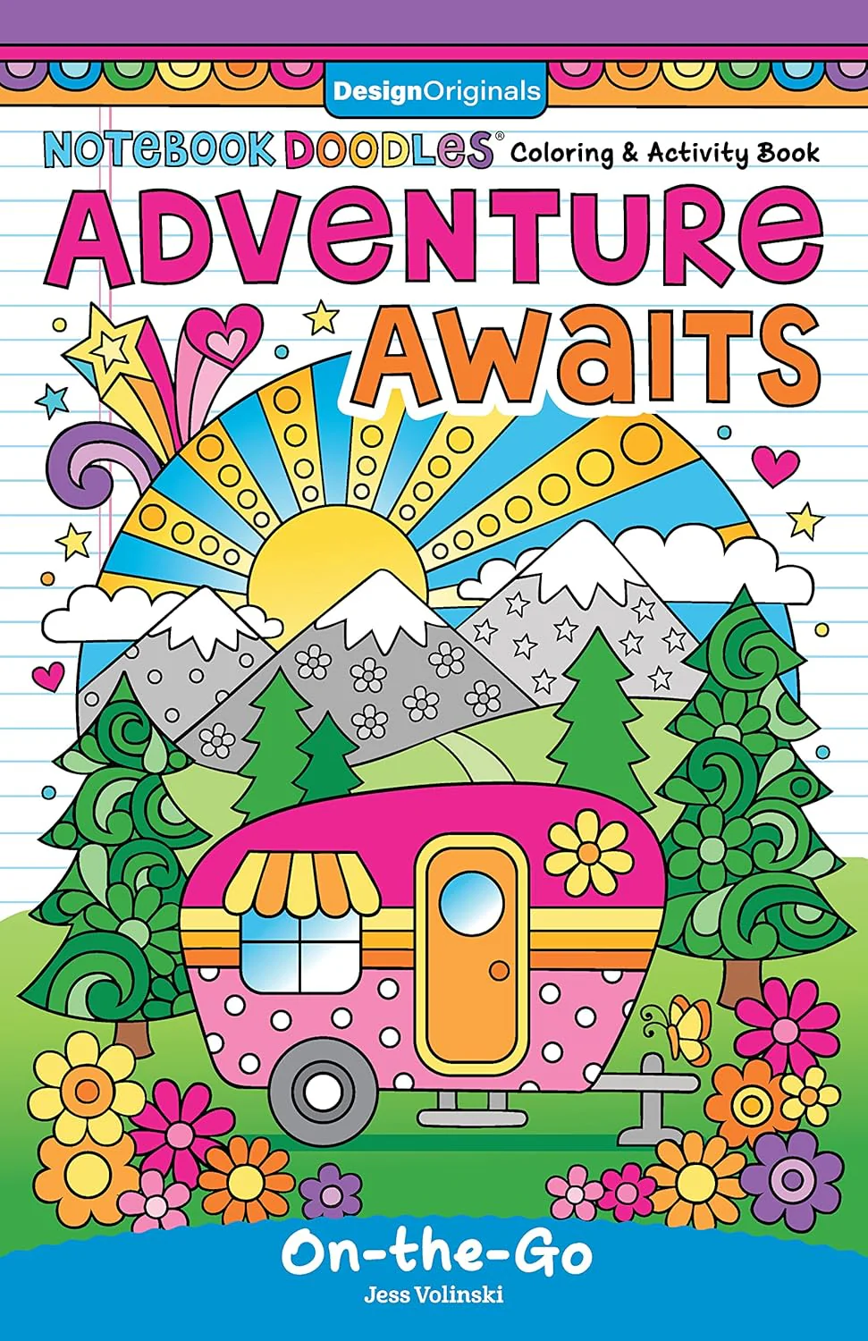 Notebook Doodles Adventure Awaits Coloring And Activity Book