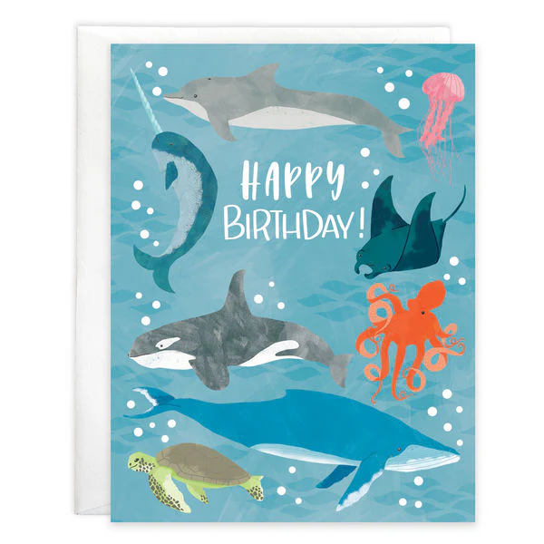 Ocean Birthday Card