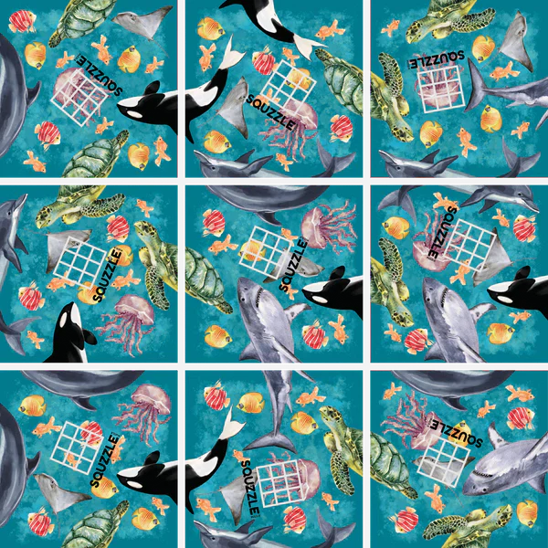 Ocean Life Squzzle Puzzle