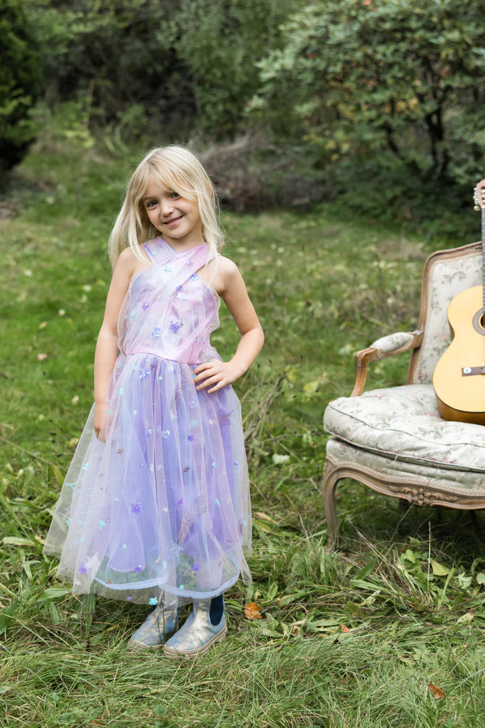Ombre ERAS Dress Lilac/Blue Size 3/4 - Image 2