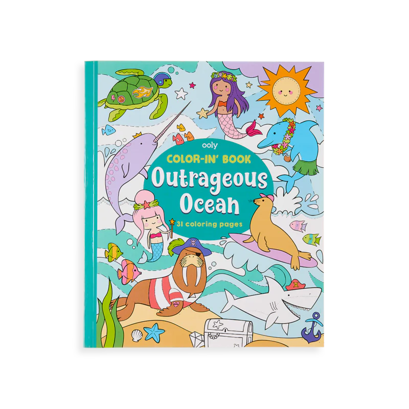Outrageous Ocean Color-In' Book