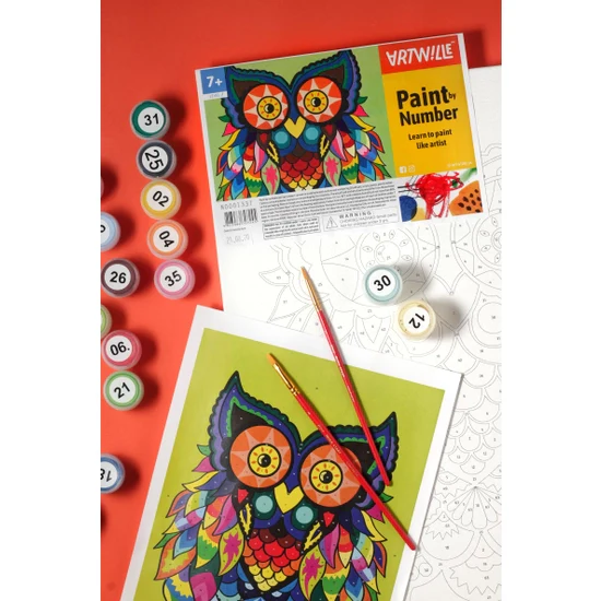 Owl Artwille Paint By Numbers - Image 3