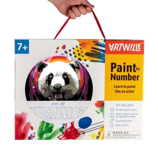 Panda Astronaut Artwille Paint By Numbers - Image 2