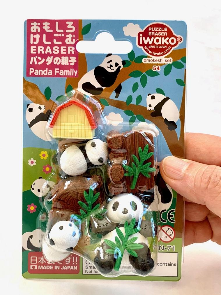 Panda Family Erasers Carded - Image 2
