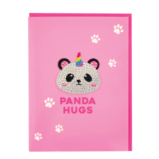 Panda Hugs Decal Card