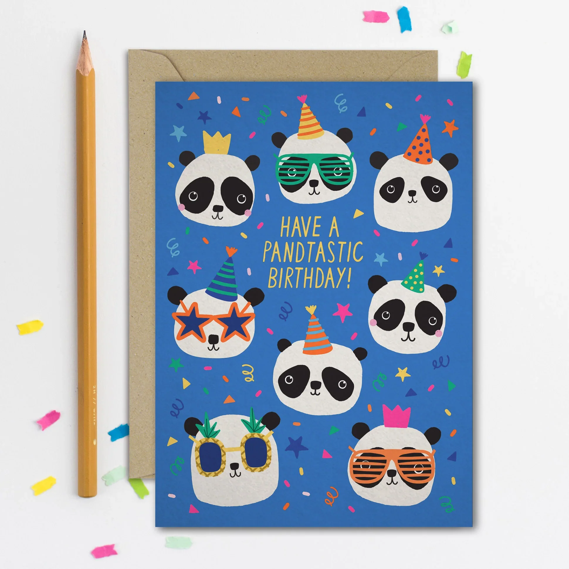 Party Pandas Birthday Card