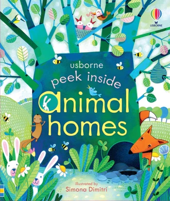 Peek Inside Animal Homes Board Book