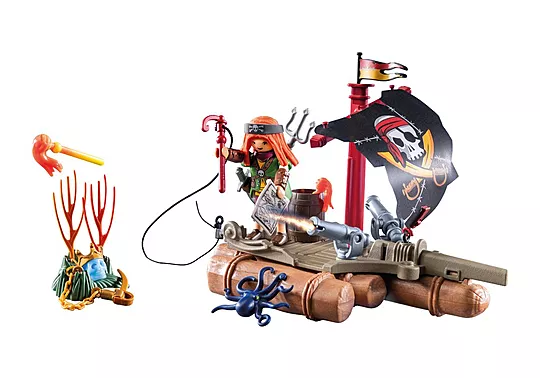 Pirate Raft With Treasure - Image 3