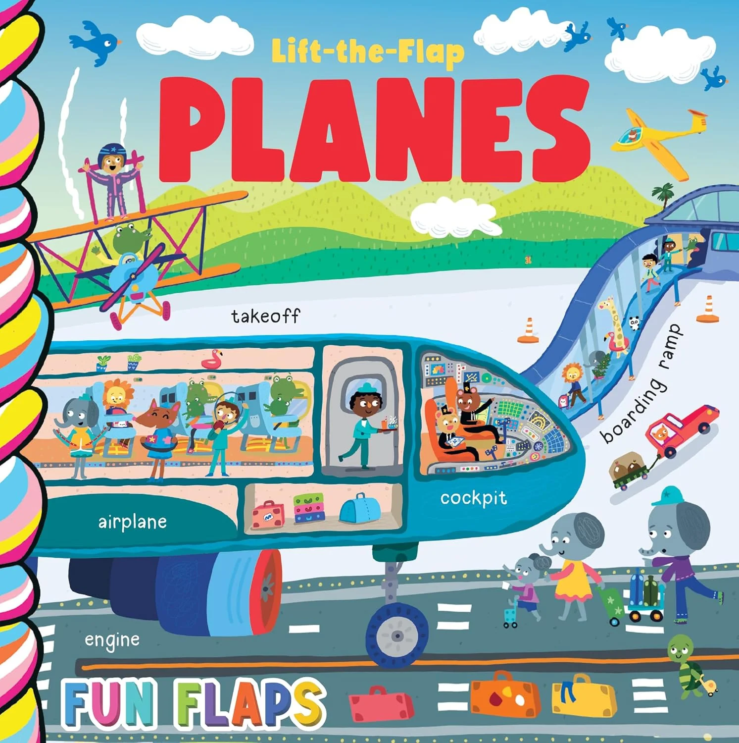 Planes Lift-The-Flap Board Book
