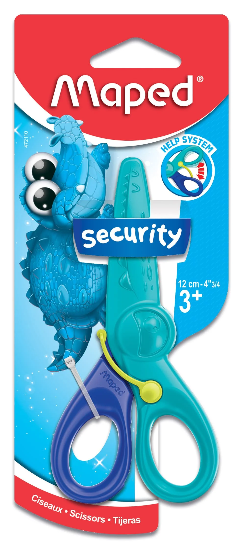 KidiCut Spring-Assisted Plastic Safety Scissors