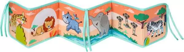 Play+ Tummy Time Book Wild Animals - Image 2