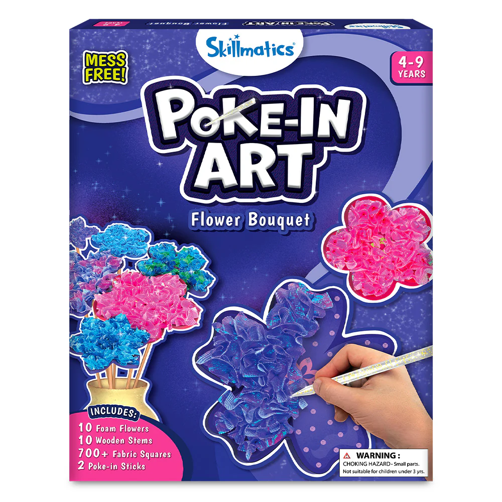 Poke-In Art Flower Bouquet