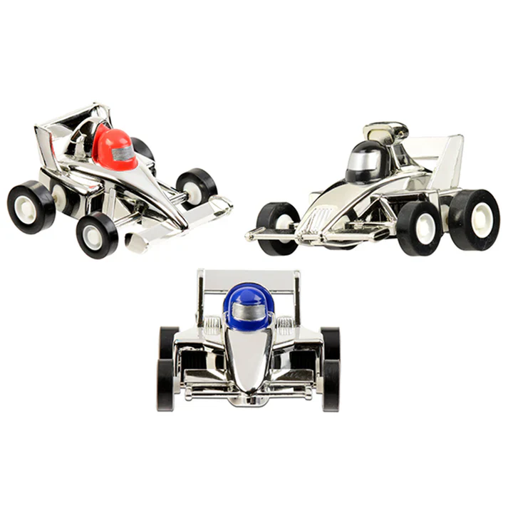 Pull Back Silver Racer 3 Pack