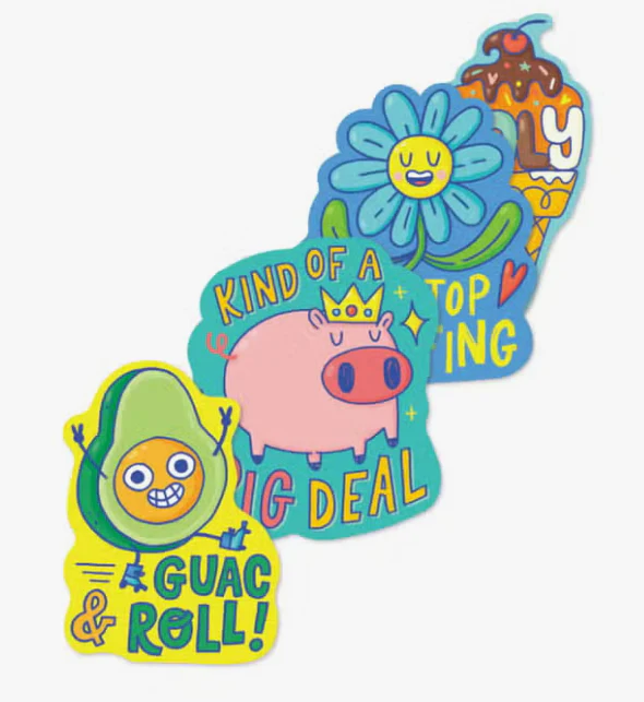 Punny Pals Vinyl Stickers - Image 2