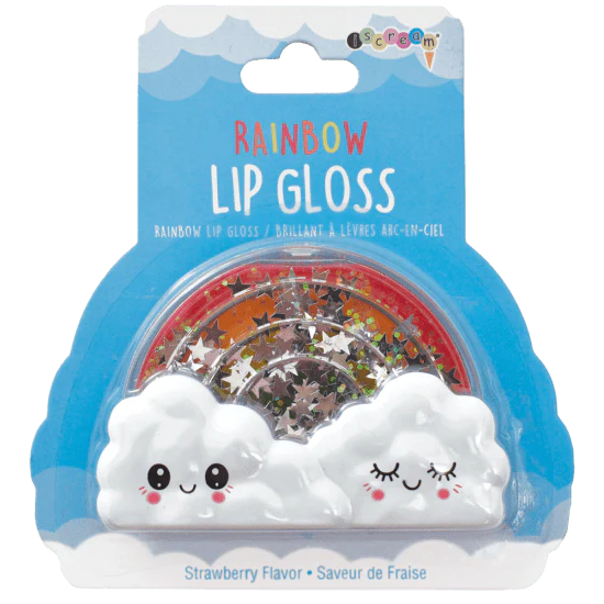 Rainbow Lip Gloss Strawberry Flavor
