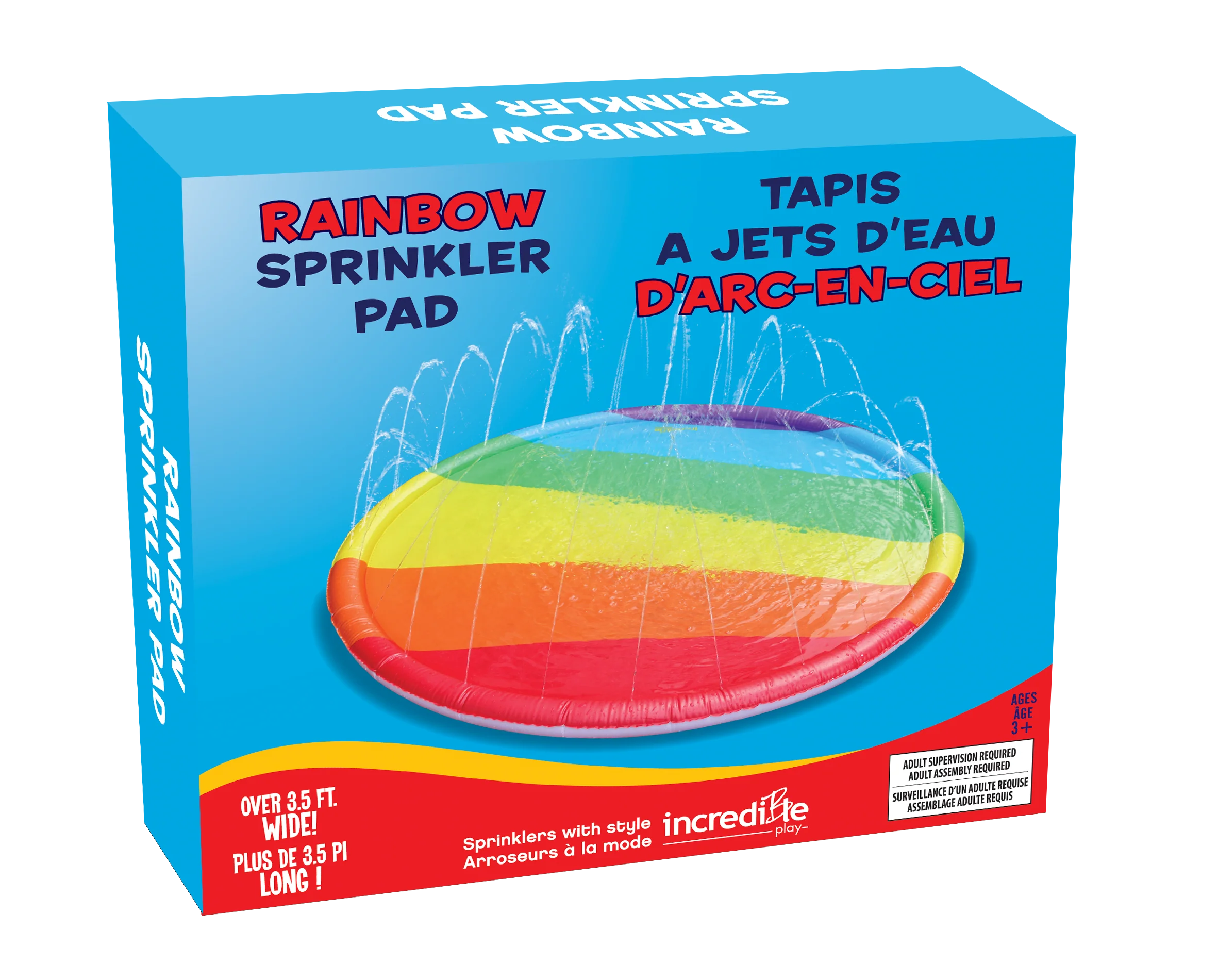 Rainbow Sprinkler Pad